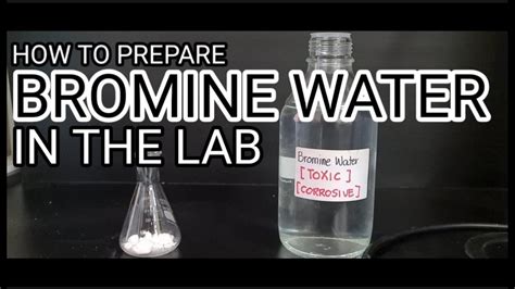 How to Prepare BROMINE WATER in the Lab | IGCSE Science Lab - YouTube