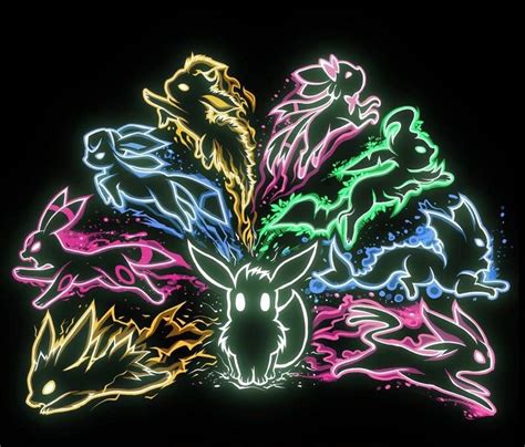 Eeveelutions | Pokemon eevee evolutions, Pokemon, Eevee evolutions