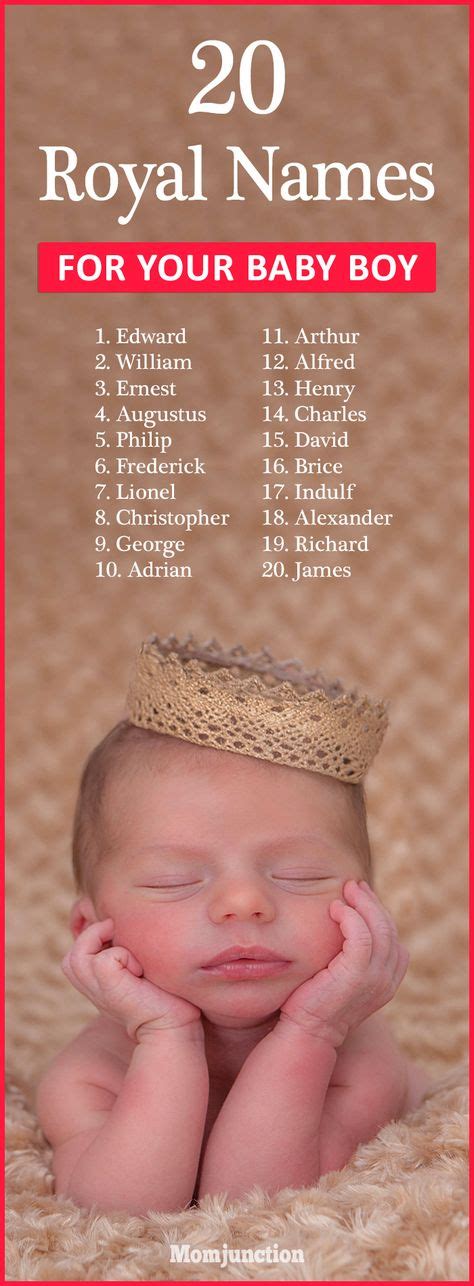 20 Royal Names For Your Baby Boy | Classic baby boy names, Royal names ...