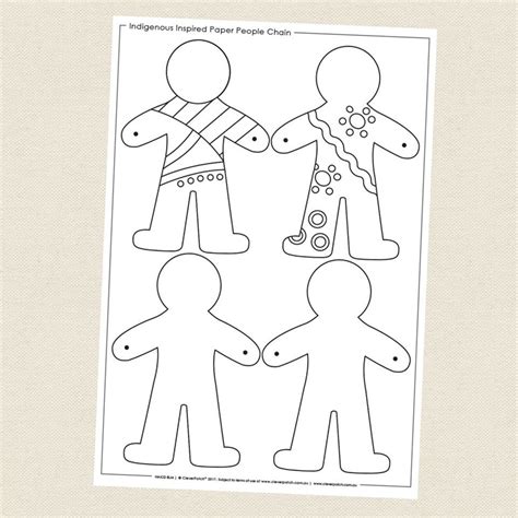 Paper People Art Chain | Harmony Day | CleverPatch - Art & Craft Supplies