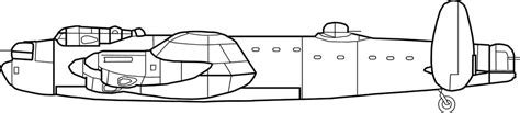 Avro Lancaster I: Side Plan