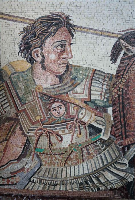 Alexander the Great Mosaic Art Reproduction | Human Figures | Mozaico ...