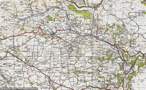 Historic Ordnance Survey Map of Bradwell, 1947