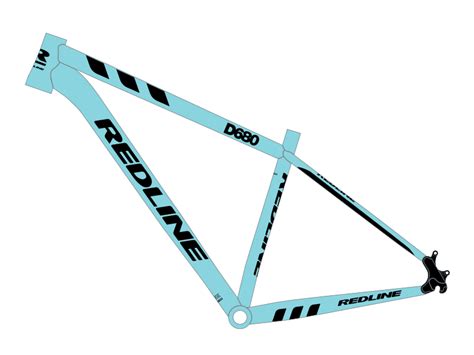 2012 Redline D680 MTB Frame Design by Mike Hone on Dribbble