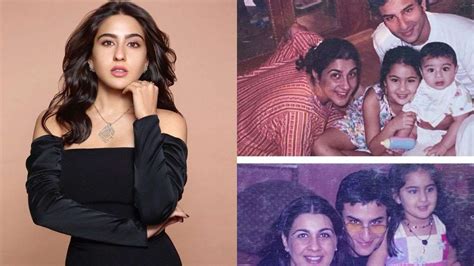 Sara Ali Khan shares UNSEEN throwback photos with Saif Ali Khan, Amrita ...