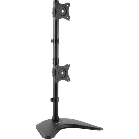 StarTech.com Vertical Dual Monitor Stand, Heavy Duty Steel, Monitors up ...