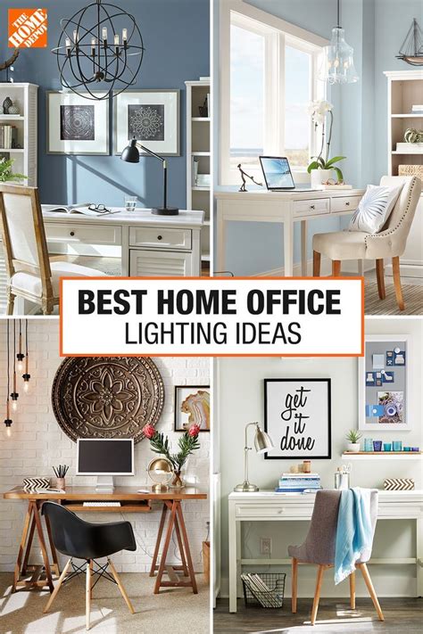 Home Office Lighting Ideas & Creative Design Tips | Home office lighting, Small home offices, Home