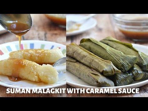 Suman Malagkit is the perfect snack or dessert! With sticky rice cake ...