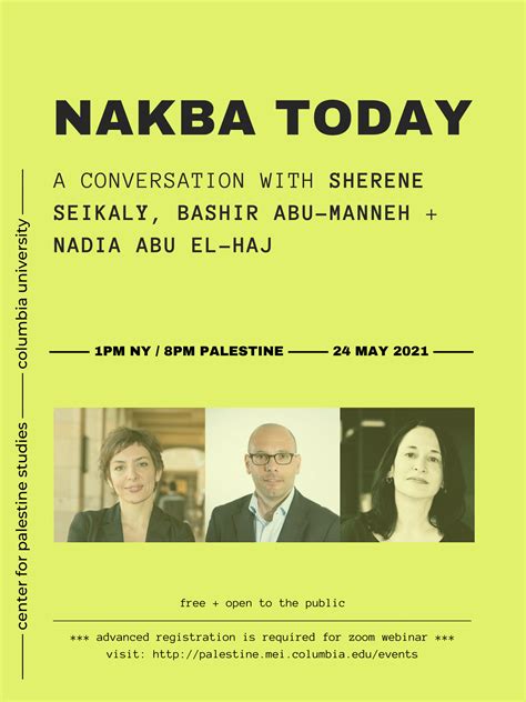 Nakba Today — Center for Palestine Studies | Columbia University