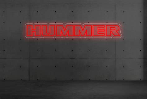 Buy Hummer Logo LED Neon Sign | Auto Repair Signs from Best Buy Neon Signs