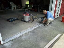 Concrete Repair in Maine - Sidewalks, Floors, Porches, Pool Decks, Driveways.