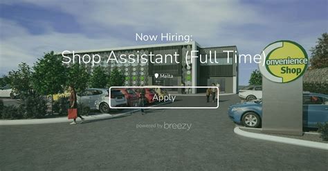 Shop Assistant (Full Time) at The Convenience Shop