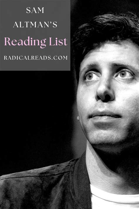 Sam Altman's Recommended Reading List - Radical Reads in 2024 | Best ...