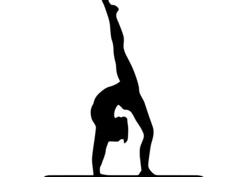 Gymnast clipart back walkover, Gymnast back walkover Transparent FREE ...