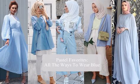 Pastel Favorites: All The Ways To Wear Blue - Hijab Fashion Inspiration