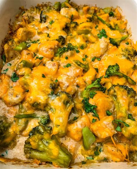 Easy, Keto Low-Carb Chicken Broccoli Cheese Casserole + VIDEO