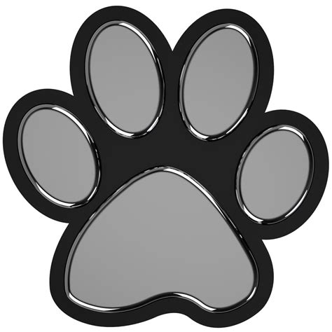 Pilot Dog Paw Emoji Emblem