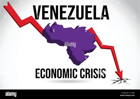 Venezuela Map Financial Crisis Economic Collapse Market Crash Global ...