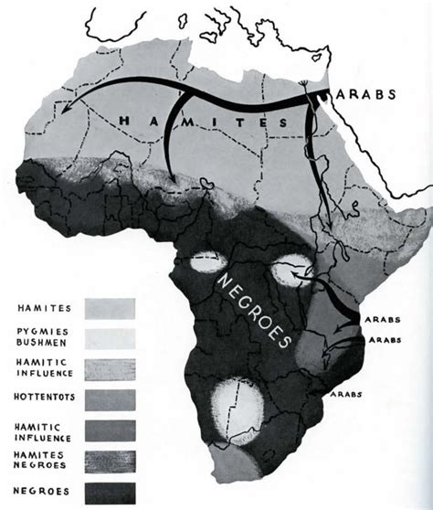 Africa Map By Ethnic Groups - United States Map