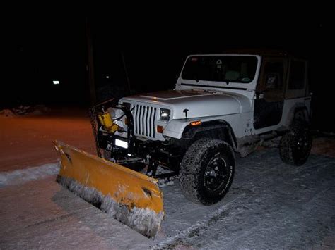 Jeep snow plow mount pictures