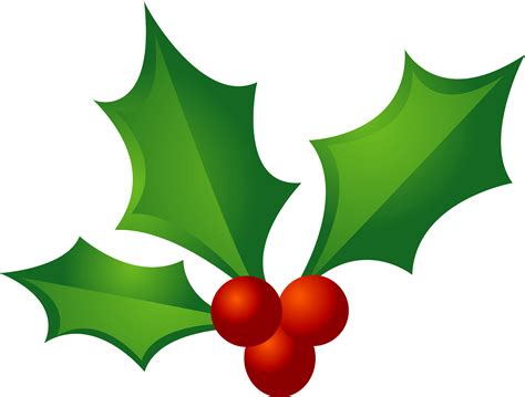 christmass holly - Clip Art Library