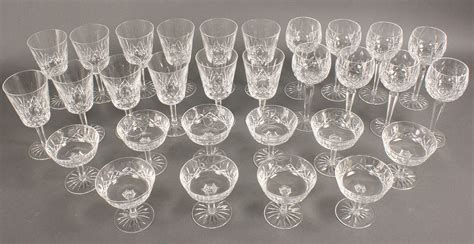 Lot 559: 30 pcs Waterford Crystal, Lismore Pattern