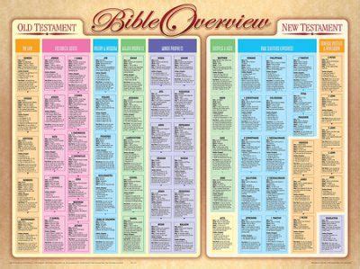 Bible Overview Laminated Wall Chart | Bible overview, Old testament ...