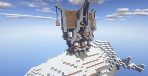 Medieval (Mountain) House Minecraft Map