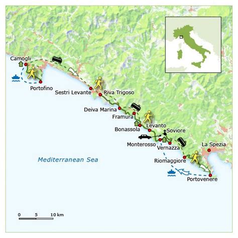 Walking Holidays in Italy-Liguria Portofino and The Cinque Terre-8 days