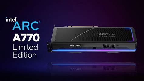 Intel Arc A770 se lanza el 12 de octubre por 329 USD