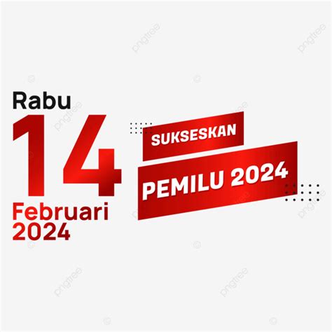 Logo 14 February 2024 Indonesian Election Day Vector Hd Images Free Download, February 14, Logo ...