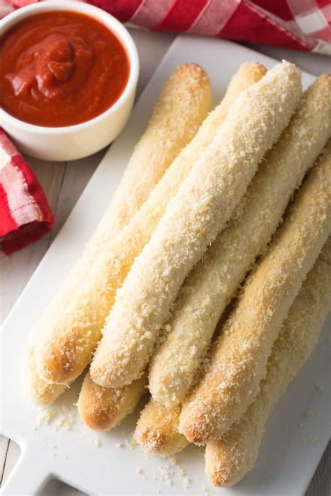 Homemade Breadsticks Recipe (Crazy Bread) - A Spicy Perspective | Recipe | Homemade breadsticks ...