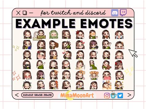 48 Custom Twitch Emotes Mega Pack, Custom Emote Twitch, Twitch Emote ...