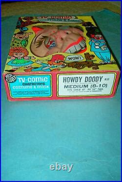 1976 Howdy Doody Halloween Costume by Ben Cooper Size M | Halloween Hot ...