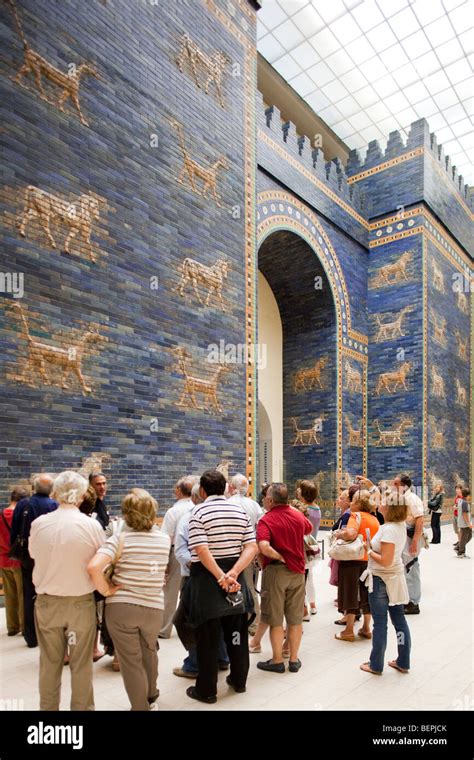 Ishtar Gate of the ancient city of Babylon, Pergamon Museum, Berlin ...