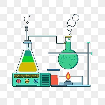 Chemistry Experiments Clipart Vector, Vector Hand Painted Chemistry ...