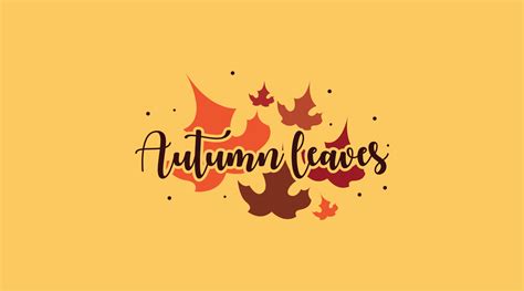 Autumn Logo Design Concept Vector Isolated in Black Background 5179402 Vector Art at Vecteezy