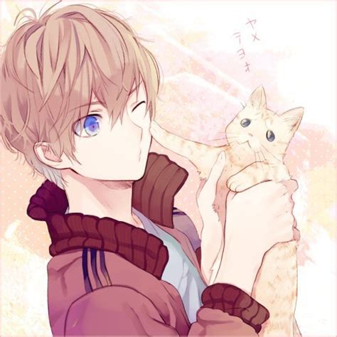 anime boy with blonde hair and blue eyes | Anime characters, Kawaii ...