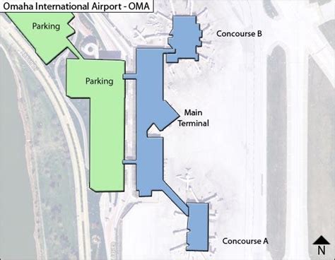 Omaha Airport Map Terminal