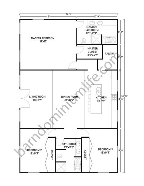 Single Story Barndominium Floor Plans – 8 Great Ideas