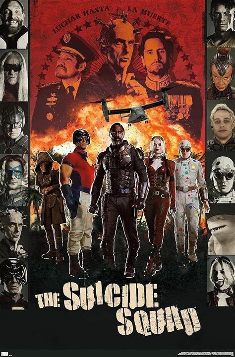 DC Comics Movie The Suicide Squad Plane Group Wall Poster, X ...