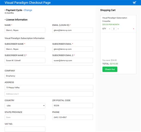 Buy Visual Paradigm Products with Invoice