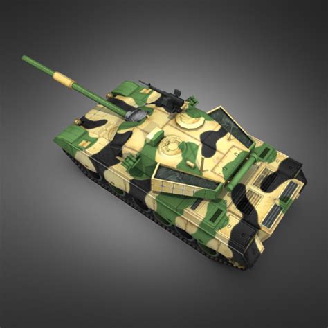 3d ztz96 type 96 tank model