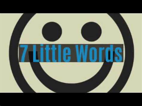 7 Little Words Daily Puzzle May 2 2019 - YouTube