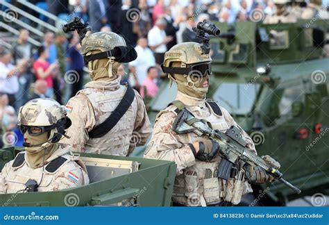 Masked Special Forces Soldiers Stock Photo - Image of helmet, night ...