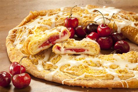 Wisconsin cherries perfectly blended with cream cheese make our Cherry Cheese Kringle a ...