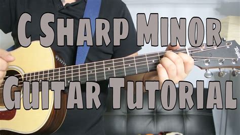 How To Play C Sharp Minor On Guitar : This gives the chord a much ...