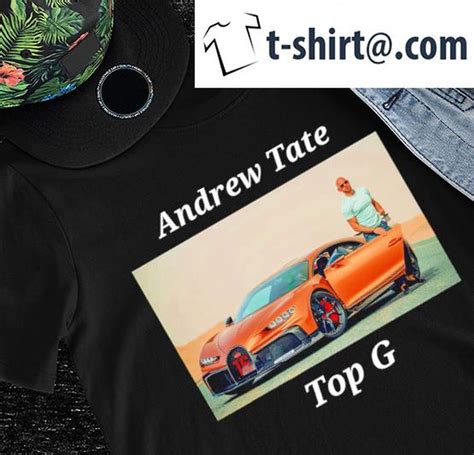 Andrew Tate Top G with Bugatti Veyron shirt