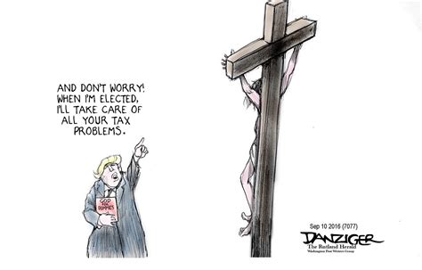 Trump the Christian - Danziger Cartoons