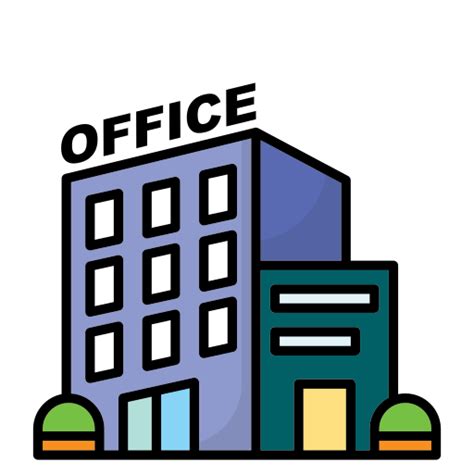 Office center Generic Outline Color icon